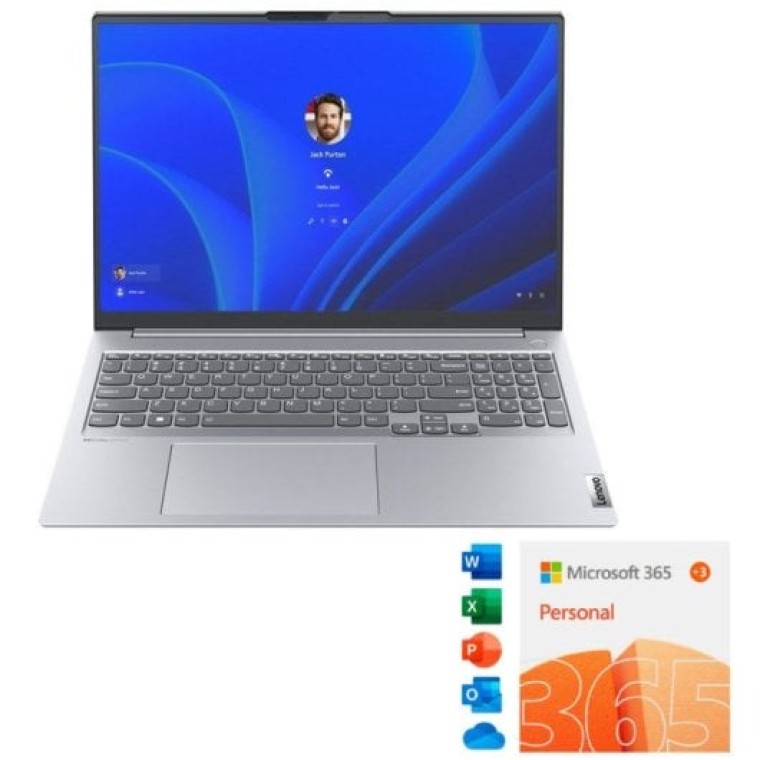 Lenovo ThinkBook 16 G4+ IAP Intel Core i5-1235U/16GB/512GB SSD/16" + Microsoft 365 Personal 15 Meses