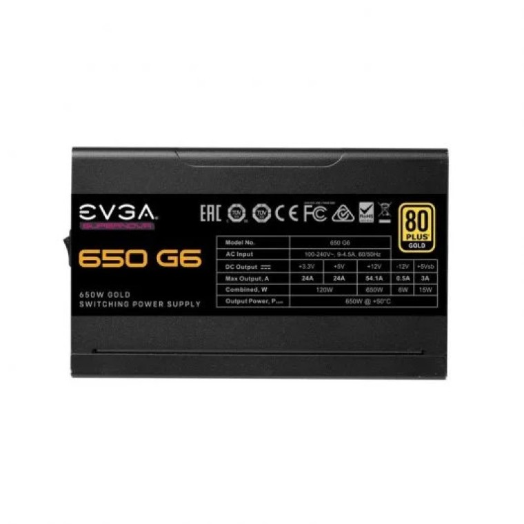 EVGA SuperNOVA 650 G6 650W 80 Plus Gold Full Modular