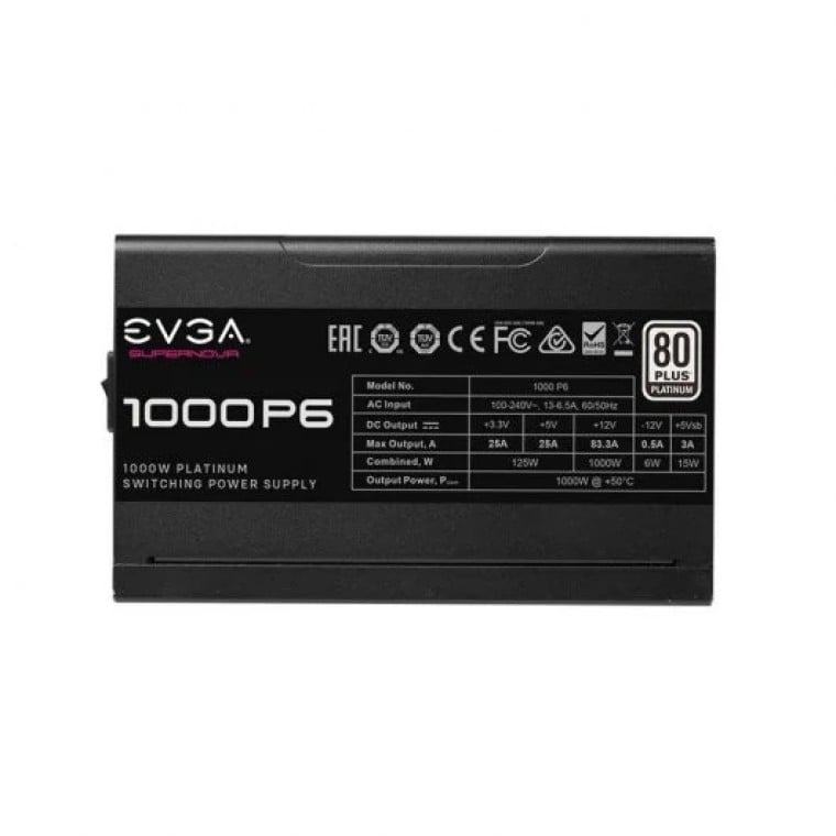 EVGA SuperNOVA 1000 P6 80 Plus Platinum 1000W Full Modular