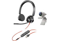 Plantronics Kit Poly Studio P5 Blackwire 3325 Auriculares + Webcam 1080P