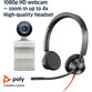 Plantronics Kit Poly Studio P5 Blackwire 3325 Auriculares + Webcam 1080P