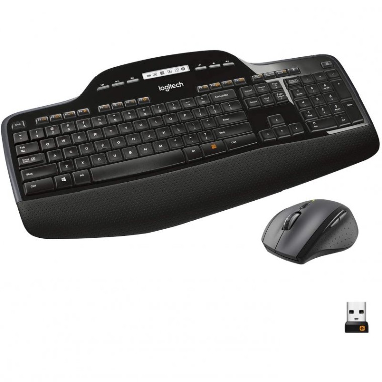 Logitech MK710 Combo Teclado + Ratón Inalámbricos Negro