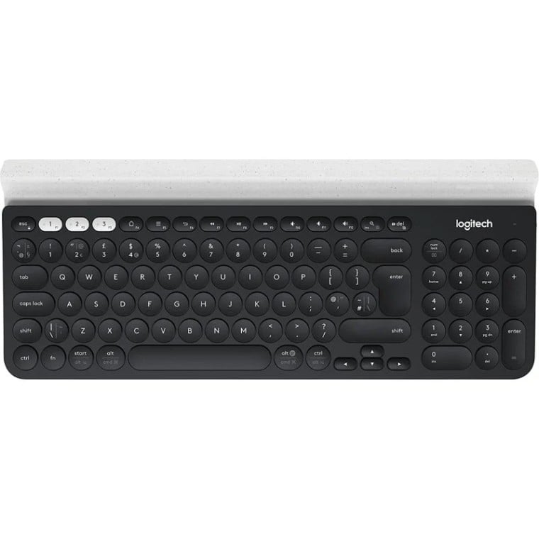 Logitech K780 Teclado Inalámbrico Bluetooth Gris (USA)