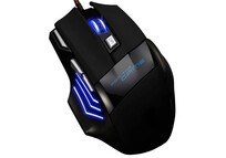 OcioDual Ratón Óptico Gaming Retroiluminado 2400DPI