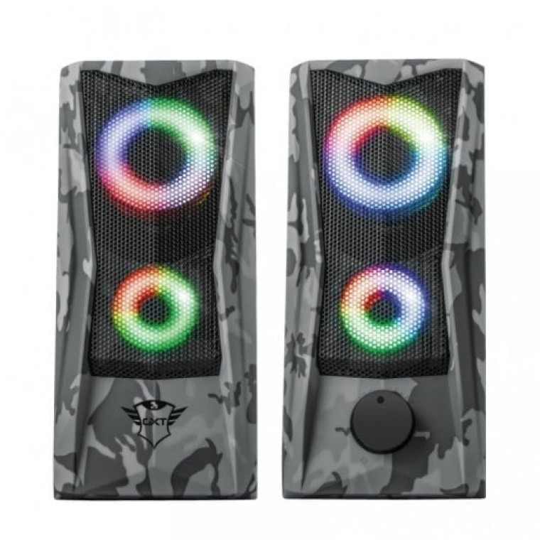 Trust GXT 606 Javv Altavoces 2.0 con Iluminación RGB