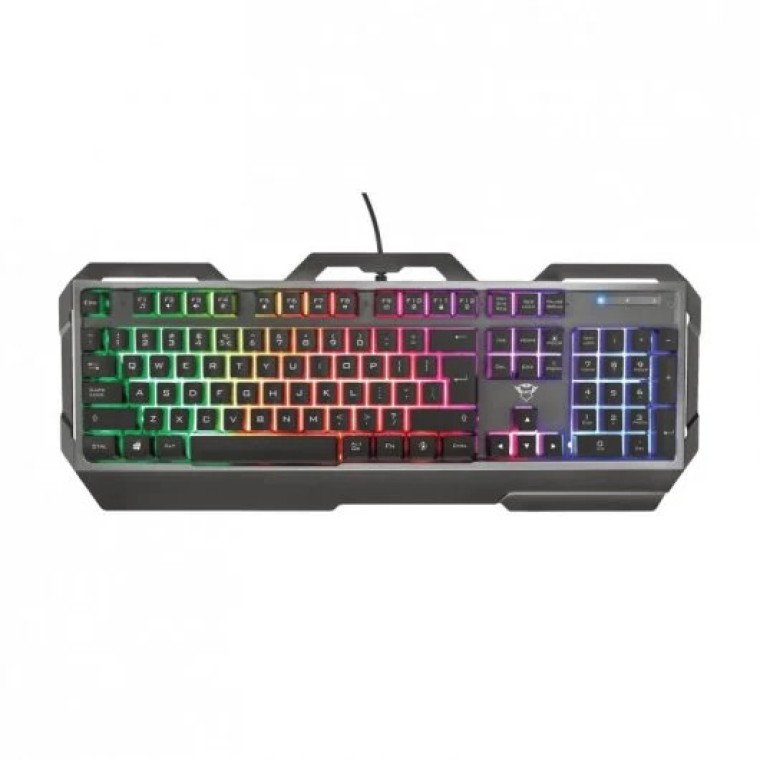 Trust GXT 856 Torac Teclado Metálico Gaming RGB