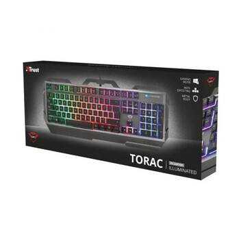 Trust GXT 856 Torac Teclado Metálico Gaming RGB Trust GXT 856 Torac Teclado Metálico Gaming RGB