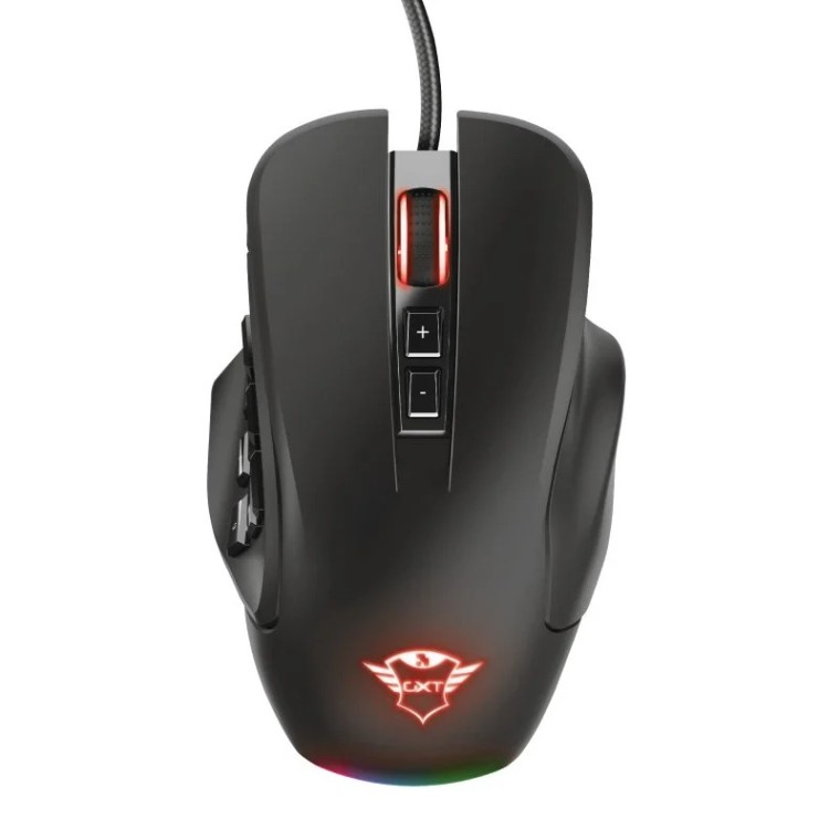 Trust GXT 970 Morfix Ratón Gaming RGB 10000 DPI