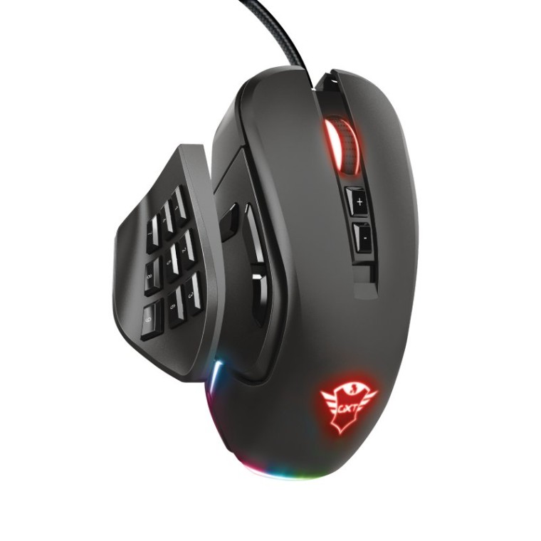 Trust GXT 970 Morfix Ratón Gaming RGB 10000 DPI