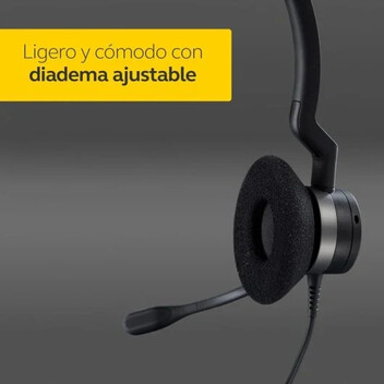 Jabra Biz 2300 Auriculares USB-C Diadema para Oficina/Centro de Llamadas Negros