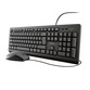 Pack Teclado Trust Primo QWERTY Español Alámbrico Perfil Bajo Negro + Ratón Ambidiestro Pack Teclado Trust Primo QWERTY Español Alámbrico Perfil Bajo Negro + Ratón Ambidiestro