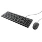 Pack Teclado Trust Primo QWERTY Español Alámbrico Perfil Bajo Negro + Ratón Ambidiestro Pack Teclado Trust Primo QWERTY Español Alámbrico Perfil Bajo Negro + Ratón Ambidiestro