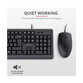 Trust TKM-250 Pack Ratón y Teclado Negros Trust TKM-250 Pack Ratón y Teclado Negros