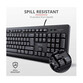 Trust TKM-250 Pack Ratón y Teclado Negros Trust TKM-250 Pack Ratón y Teclado Negros