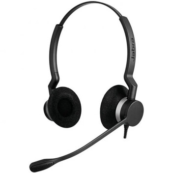 Jabra BIZ 2300 Duo USB UC Auriculares con Micrófono Negros Jabra BIZ 2300 Duo USB UC Auriculares con Micrófono Negros