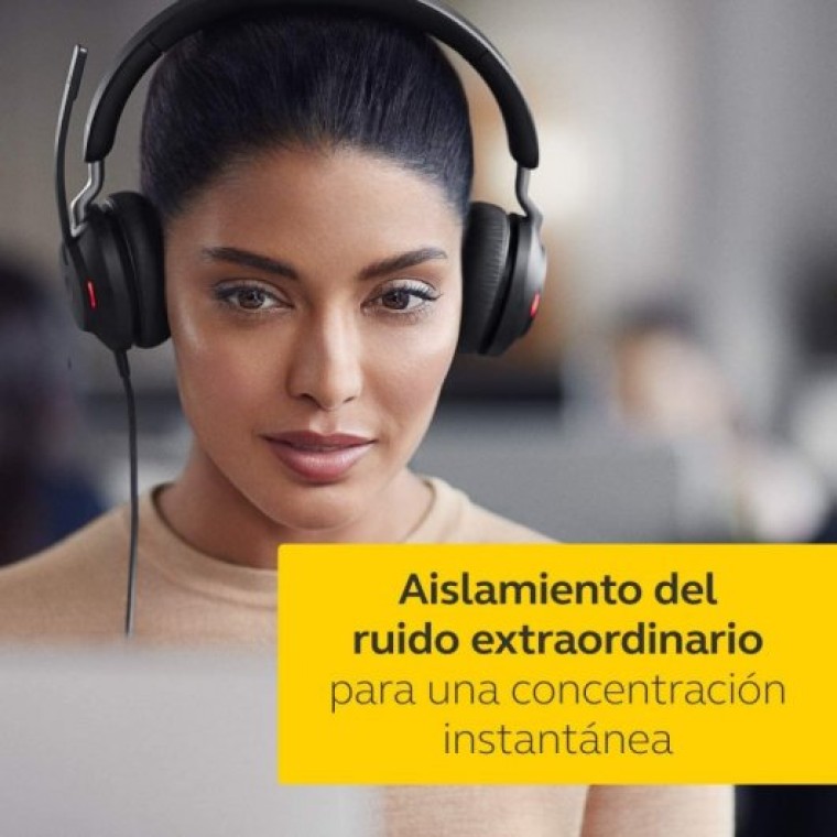 Jabra Evolve2 40 MS Auriculares USB-C Negros