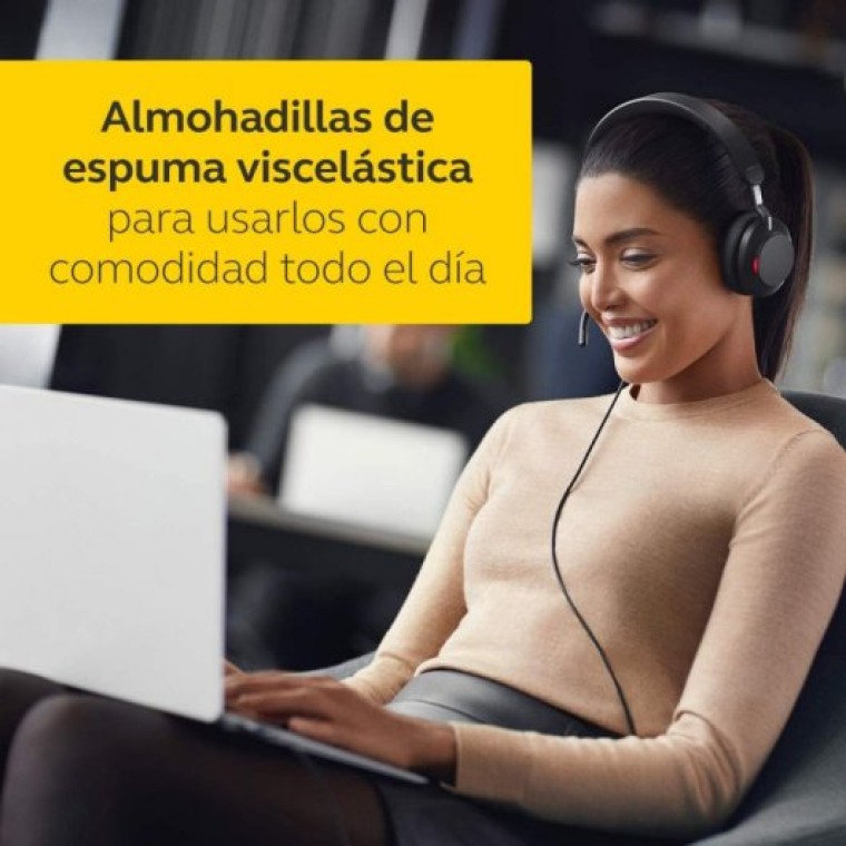 Jabra Evolve2 40 MS Auriculares USB-C Negros