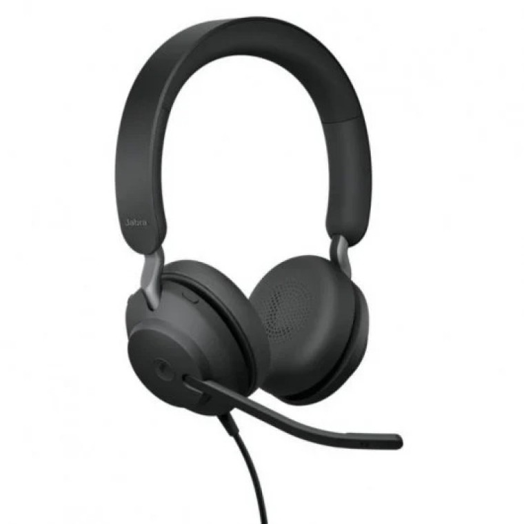 Jabra Evolve2 40 MS Auriculares con Micrófono Negro