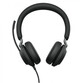Jabra Evolve2 40 MS Auriculares con Micrófono Negro Jabra Evolve2 40 MS Auriculares con Micrófono Negro