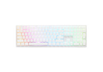 Ducky Zero 6108 Teclado Mecánico 100% Pure White Rgb Tri-mode Connect Mx2a-brown (es)