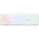 Ducky Zero 6108 Teclado Mecánico 100% Pure White Rgb Tri-mode Connect Mx2a-brown (es)