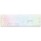 Ducky Zero 6108 Teclado Mecánico 100% Pure White Rgb Tri-mode Connect Mx2a-brown (es)