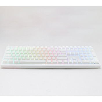 Ducky Zero 6108 Teclado Mecánico 100% Pure White Rgb Tri-mode Connect Mx2a-brown (es)