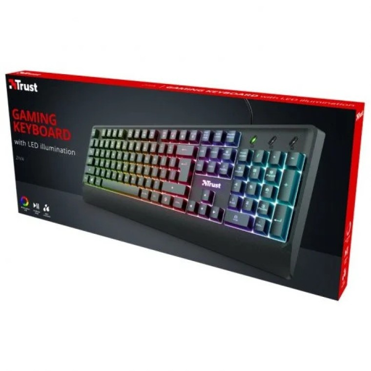 Trust Ziva Rainbow Teclado Gaming