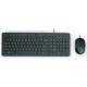 HP 150 Combo Teclado + Ratón 1600 DPI USB Negros