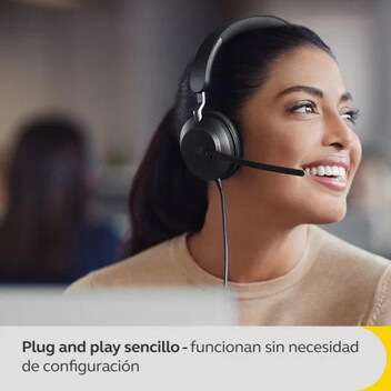 Jabra Evolve2 40 SE USB-C UC Mono Auricular Monoaural USB-C Negro Jabra Evolve2 40 SE USB-C UC Mono Auricular Monoaural USB-C Negro