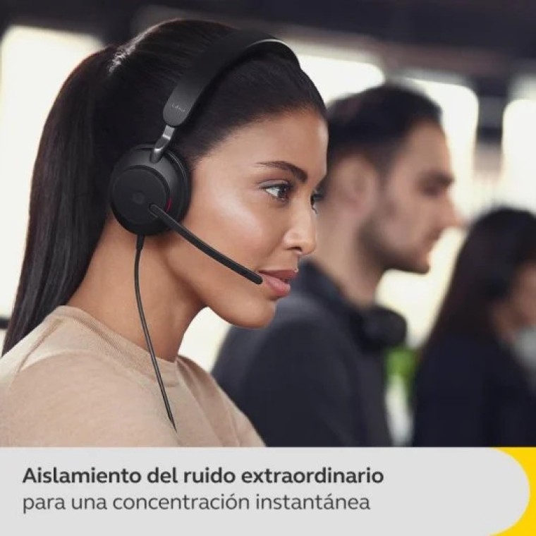 Jabra Evole2 40 Auriculares Diadema USB para Llamadas/Música Negros