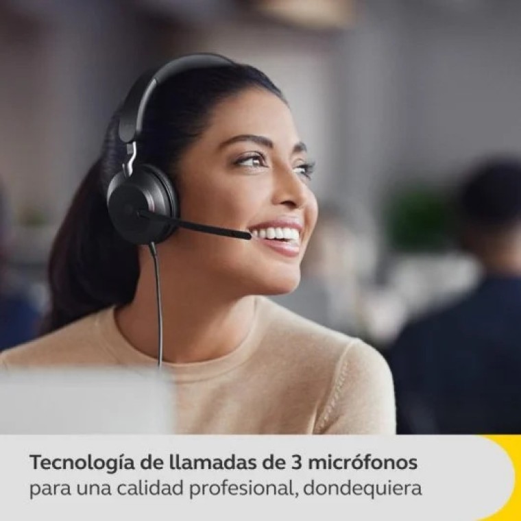 Jabra Evole2 40 Auriculares Diadema USB para Llamadas/Música Negros