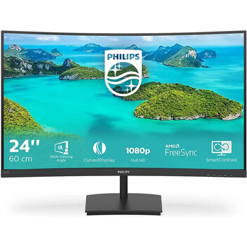 Philips 241E1SC 23.6" LED FullHD 75Hz FreeSync Curva Philips 241E1SC 23.6" LED FullHD 75Hz FreeSync Curva