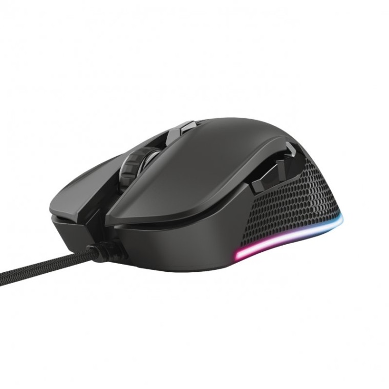 Trust GXT 922W Ybar Ratón Gaming Negro