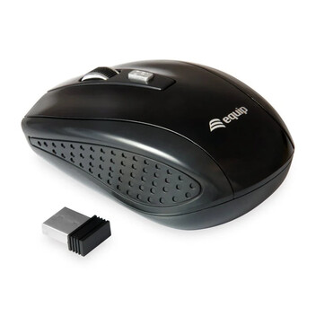 Equip Life Mini Ratón Óptico Inalámbrico 1600 DPI Negro Equip Life Mini Ratón Óptico Inalámbrico 1600 DPI Negro