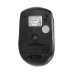 Equip Life Mini Ratón Óptico Inalámbrico 1600 DPI Negro