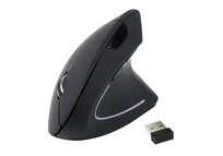Equip 245110 Ratón Inalámbrico Ergonómico 1600DPI Negro