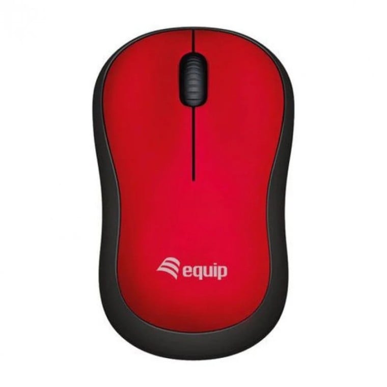 Equip Ratón Inalámbrico 1200 DPI Rojo