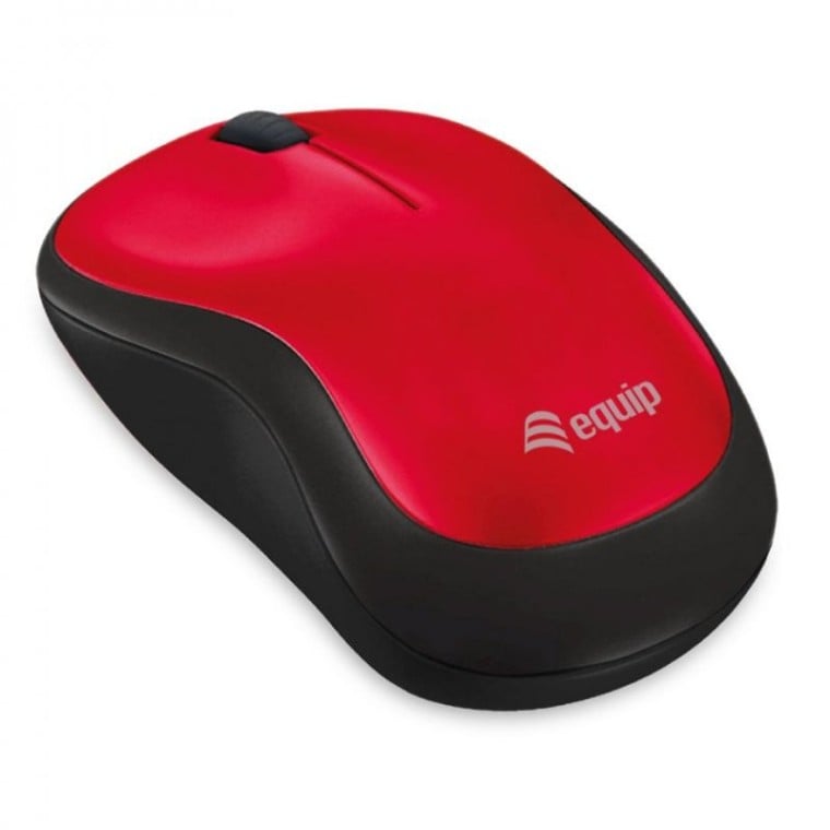 Equip Ratón Inalámbrico 1200 DPI Rojo