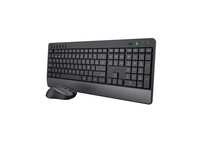 Trust Trezo Combo Teclado Inalámbrico + Ratón Negro