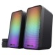 Trust Gaming GXT 611 WEZZ Juego de Altavoces con Iluminación RGB 2.0 12W