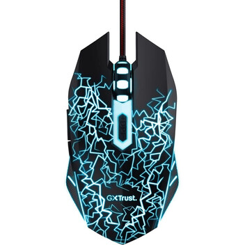 Trust GXT 105X Izza Ratón Gaming LED con 6 Botones 4000DPI