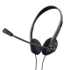 Trust Chat Headset Auriculares con Micrófono Negros