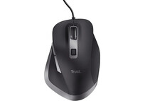 Trust Fyda Ratón Óptico Ergonómico Eco USB 5000DPI Negro