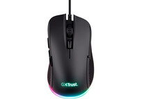 Trust GXT 922 YBAR Ratón Óptico Gaming USB RGB 7200DPI Negro