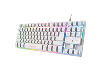 Trust GXT 833W Thado TKL Teclado USB Gaming con Iluminación LED Blanco