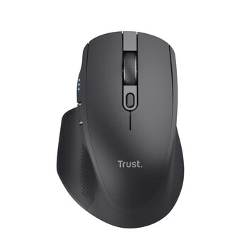 Ratón Trust inalámbrico 3200 DPI multidispositivo, batería recargable, botones silenciosos