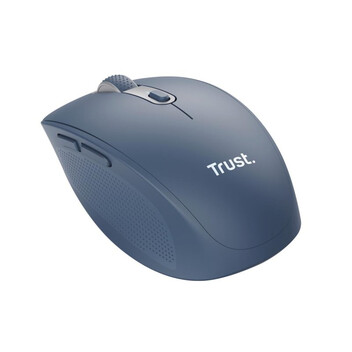 Ratón Trust inalámbrico 3200 DPI Bluetooth recargable compacto botones silenciosos azul
