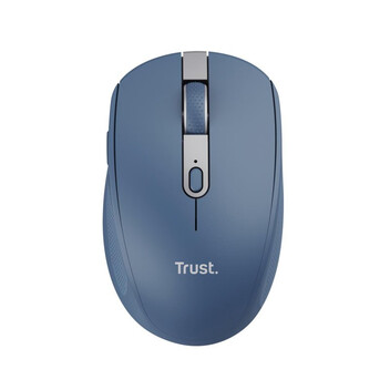 Ratón Trust inalámbrico 3200 DPI Bluetooth recargable compacto botones silenciosos azul