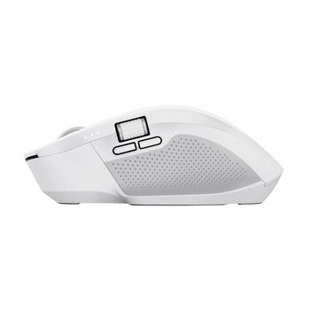 Ratón Trust inalámbrico 3200 DPI recargable multidispositivo botones silenciosos blanco